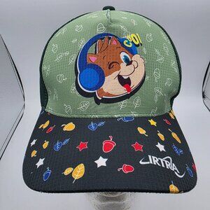 Irtra Black Green Squirrel Cool Adjustable Hat Cap Casual Outdoors Fun